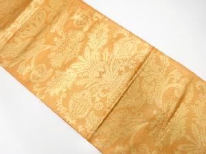 アンティーク　唐花模様織り出し袋帯(着用可)